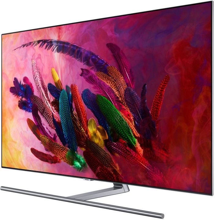 Televizor Samsung QE65Q7FN, 65" (163cm), 4K UHD, i zi / argjendtë