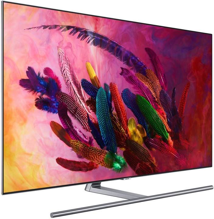 Televizor Samsung QE65Q7FN, 65" (163cm), 4K UHD, i zi / argjendtë