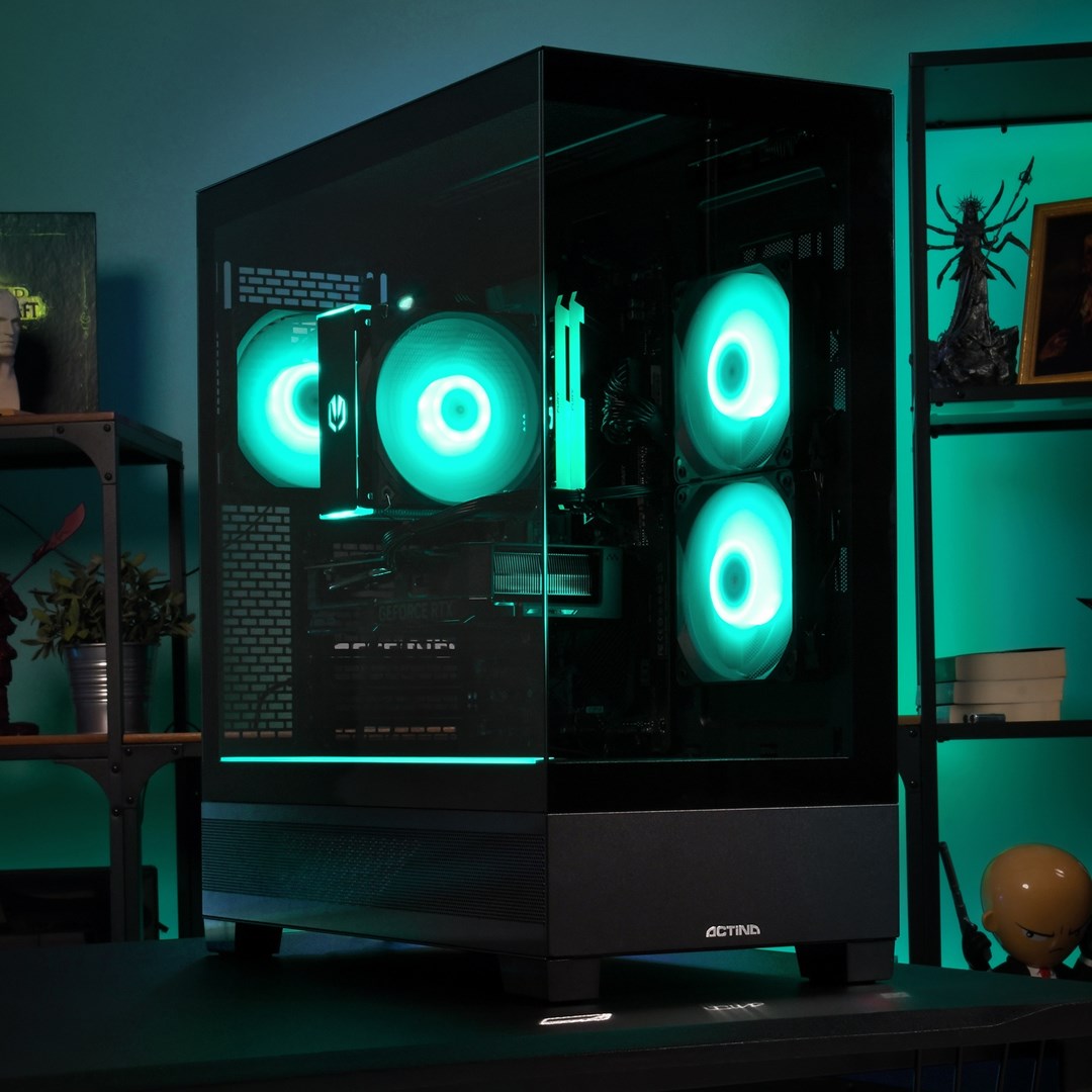 Kompjuter gaming Actina Ryzen 5 7600, 32GB DDR5, 1TB SSD, Radeon RX 9070, i zi