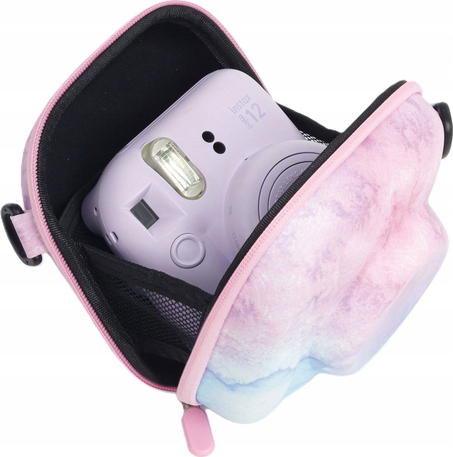 Çantë mbrojtëse Loveinstant për Fuji Instax Mini 12 11 9 40 7+, motiv Blue Cloud, blu