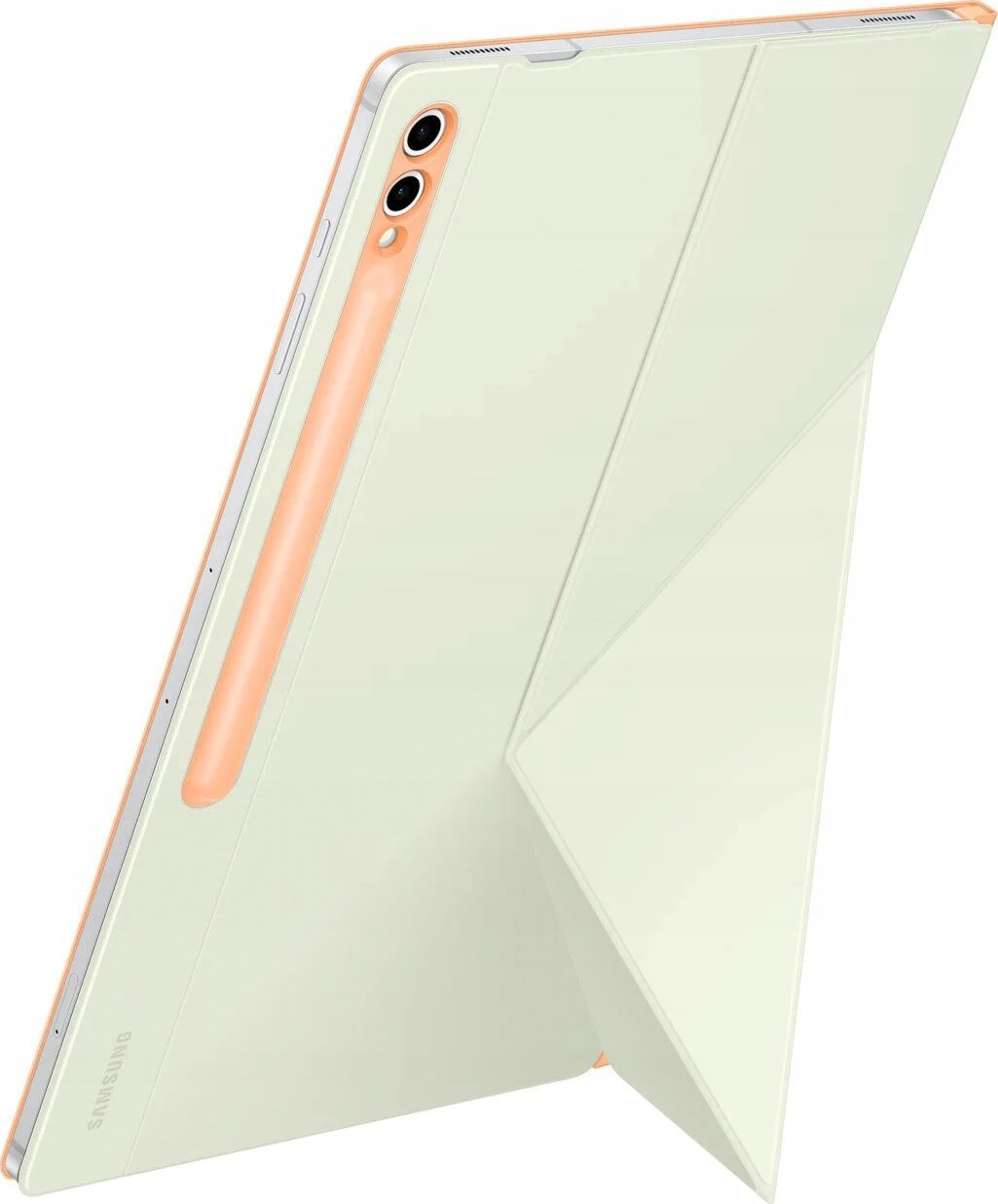 Mbulesë Samsung Business Smart Book Cover për Tab S10 Ultra Tab S9 Ultra, funksion palosjeje, qëndrim vertikal dhe horizontal, portokalli