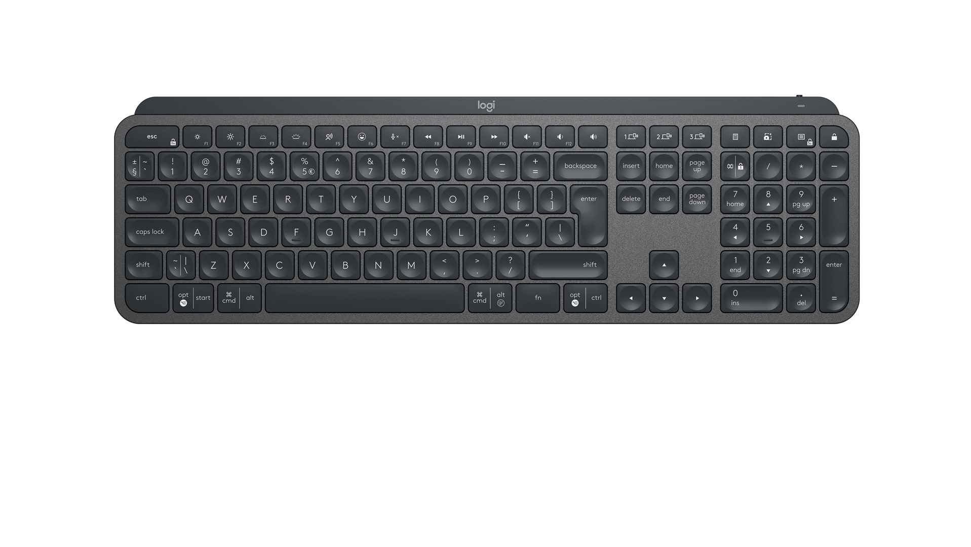 Tastierë Logitech MX Keys, Wireless, e hirtë
