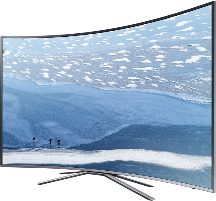 Televizor Samsung UE55KU6502, i zi - argjendtë