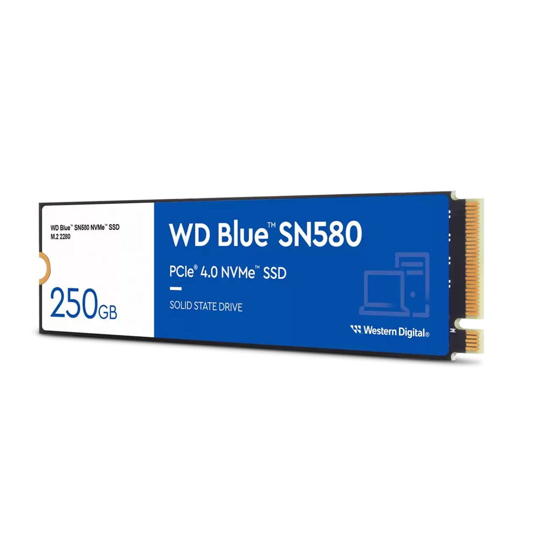 Disk SSD Western Digital Blue SN580 NVMe, 250GB, M.2, PCIe Gen 4, e kaltër