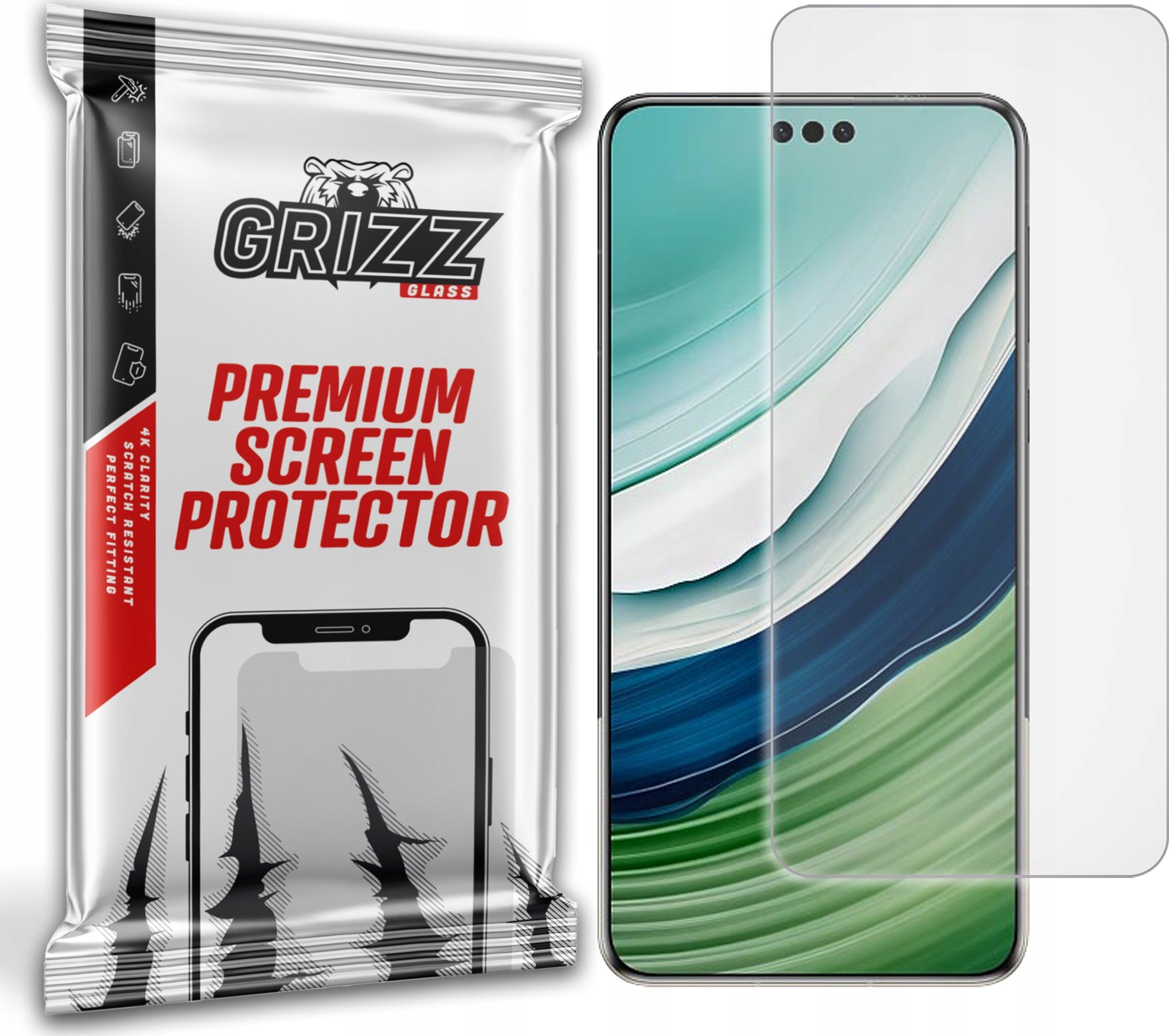 Folie mbrojtëse matte për ekran Huawei Mate 60 Pro+, anti-fingerprint, transparente