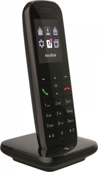 Telefon fiks pa tela Telekom Speedphone 52, ekran 2.4", agjendë 100 kontakte, i zi, i ripërpunuar B