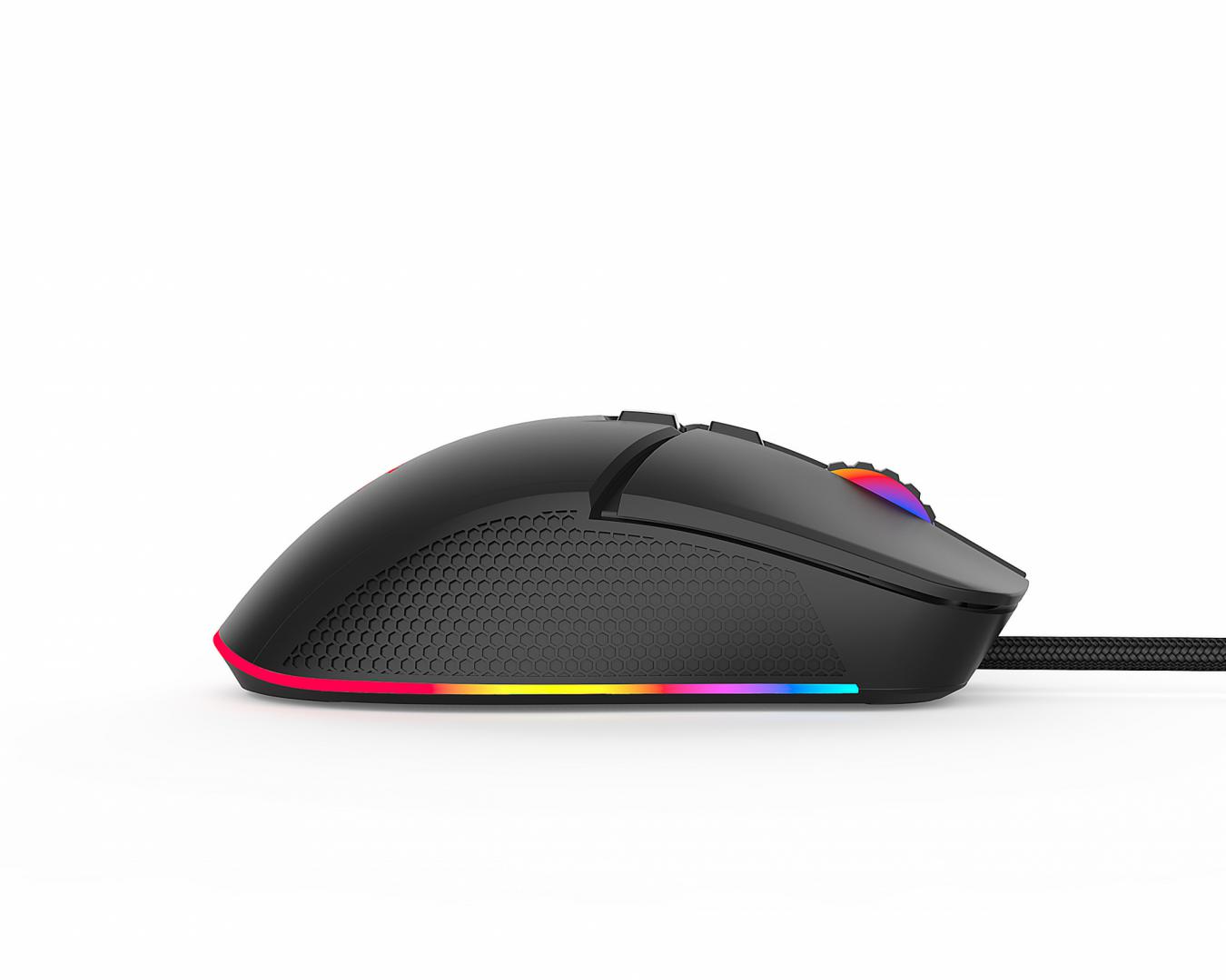 Maus gaming Serioux Kayel, 6400 DPI, sensor Sunplus, RGB