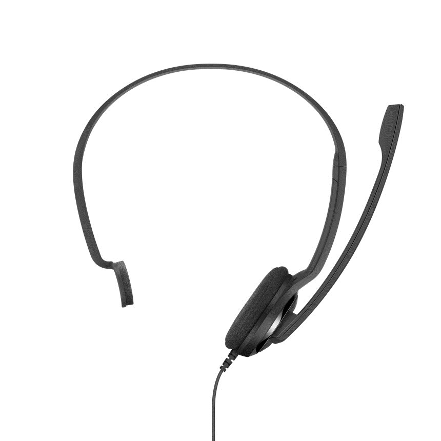 Kufje Sennheiser PC 7 USB, Mono, Noise-Cancelling, USB-A, e zezë