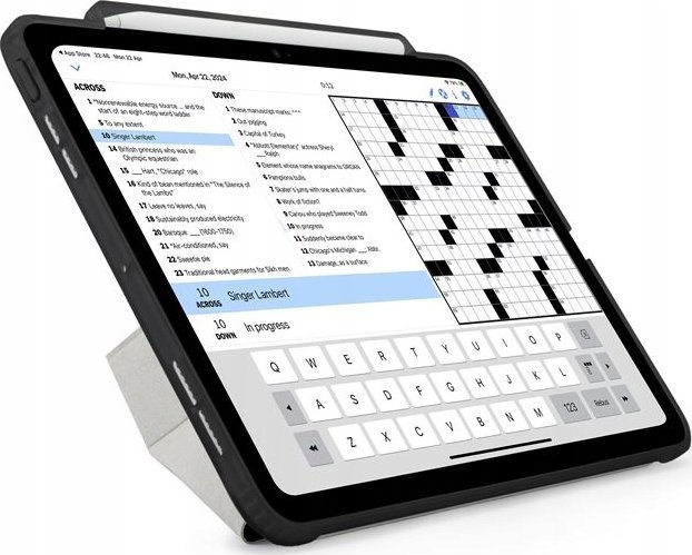 Mbulesë tablet Pipetto Origami No3 Pencil Case, për iPad Pro 13" 2024, me qëndrim, e zezë