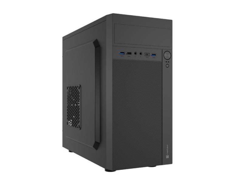 Kuti kompjuteri Natec Helix USB C NPC 2171, microATX, USB C 3.1, e zezë