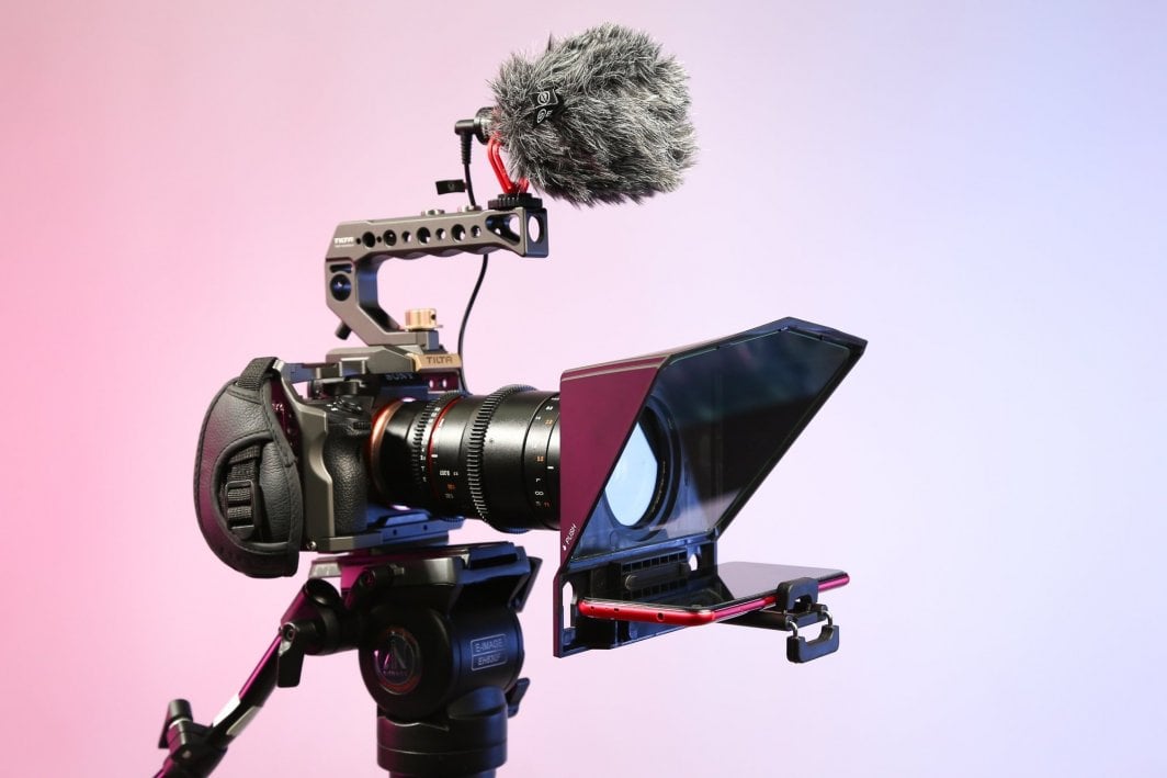 Teleprompter Newell Desview T2, i zi