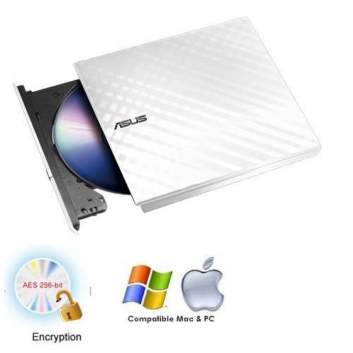 Lexues DVD i jashtëm ASUS SDRW-08D2S-U Lite, DVDR/RW, USB 2.0, i bardhë