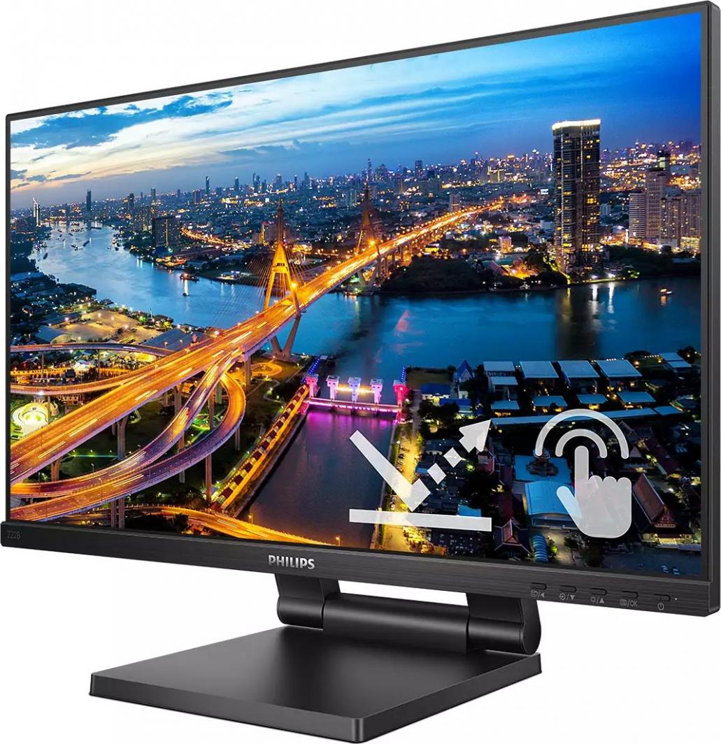 Monitor Philips-B-line, 21.5", 1920 x 1080 (FullHD), 75 Hz, i zi