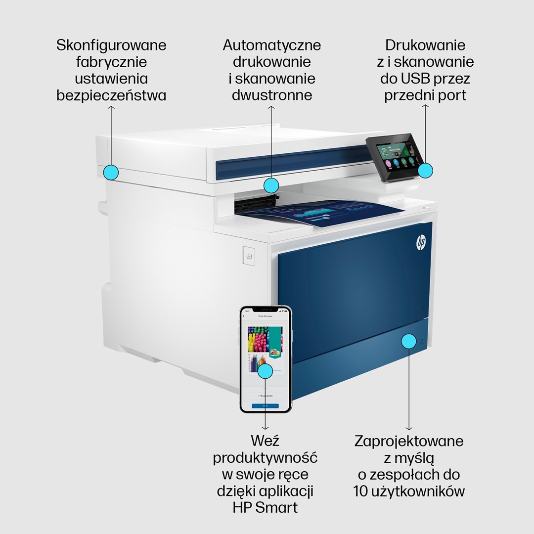 Pajisje multifunksionale HP LaserJet Pro 4302fdw, A4, laser, e bardhë