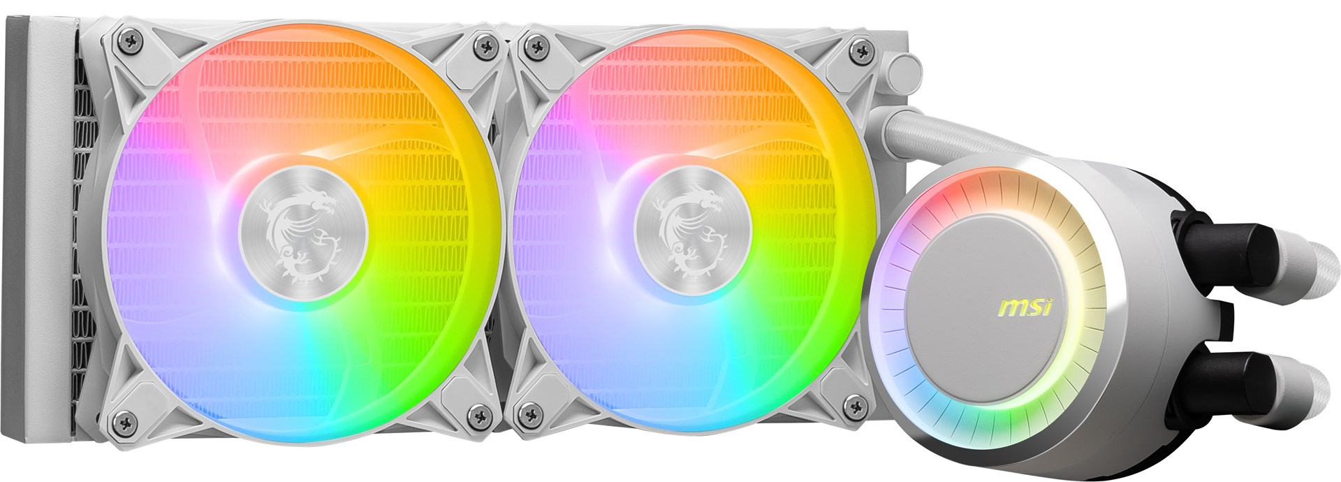 Ftohës me ujë MSI MAG CoreLiquid E240, 277x119mm, i bardhë