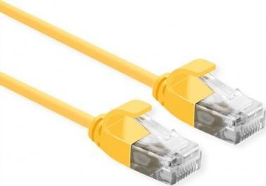 Kabllo rrjeti ROLINE Data Center Patch Cable UTP Cat.6A, 1 m, LSOH, e verdhë