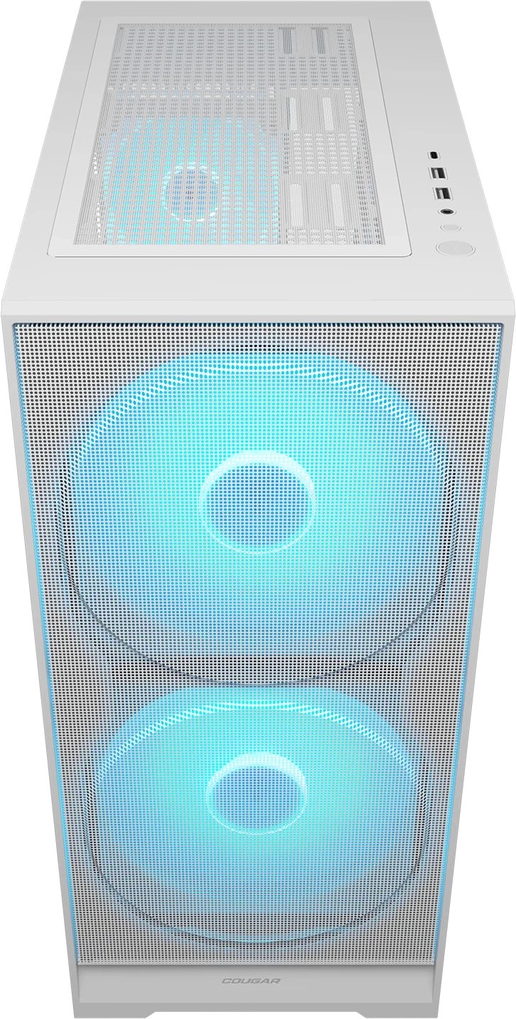 Kuti PC Cougar Airface 180, MIDI Tower, ARGB, e bardhë