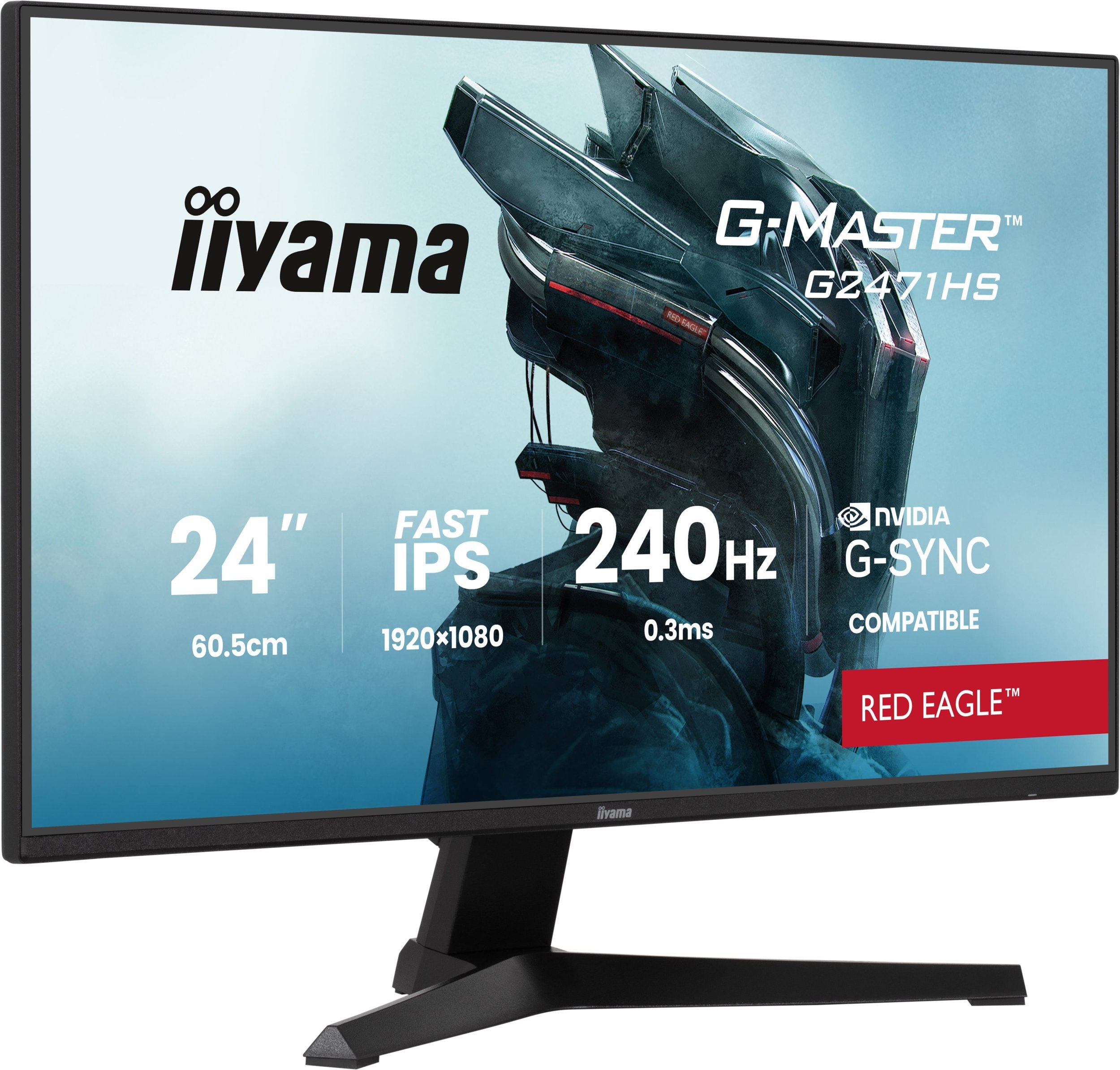 Monitor gaming Iiyama G-Master G2471HS-B1, 24", Full HD, 240Hz, i zi