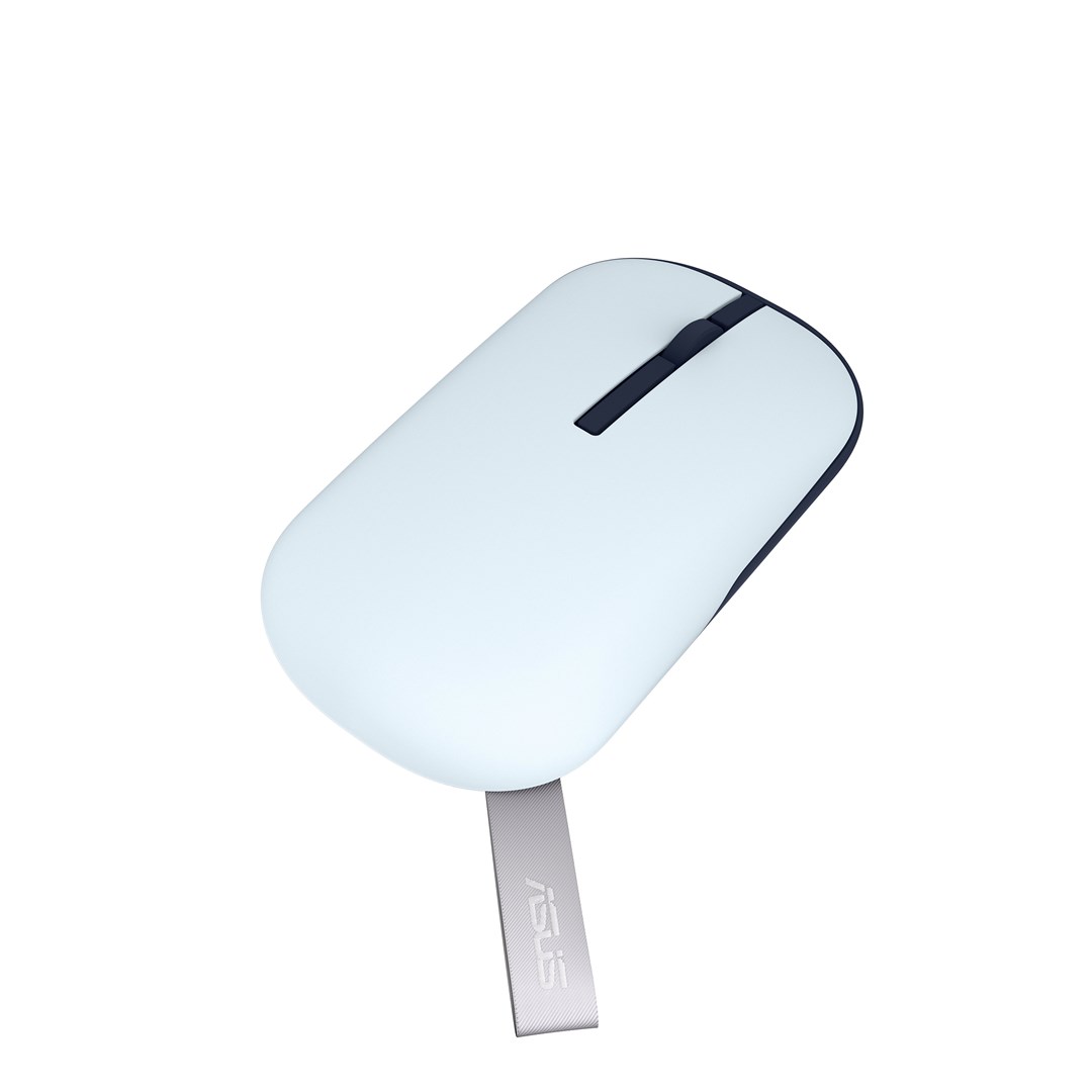 Maus ASUS MD100 Wireless, 1600 DPI, RF 2.4GHz + Bluetooth, rozë