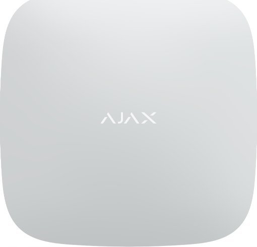 Qendër alarmi Ajax Hub 2 4G, TCP IP, pa tela, e bardhë