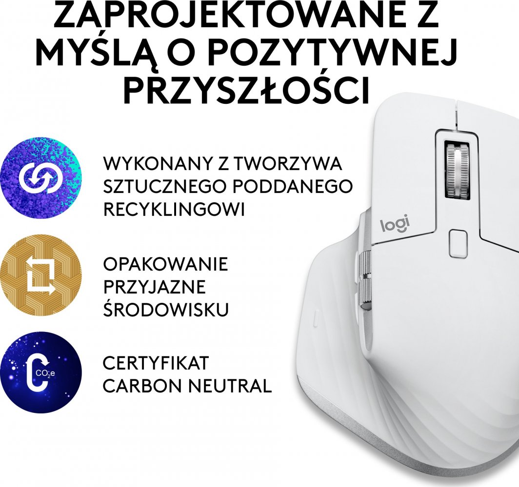 Maus Wireless Logitech MX Master 3S për Mac (910-006572)