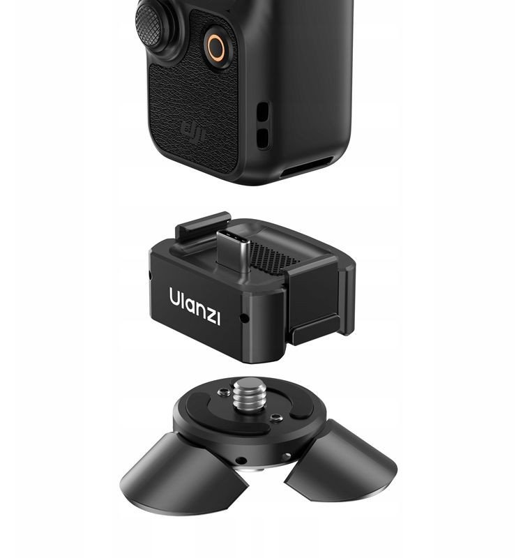 Основна плочка Ulanzi PK11, за DJI Osmo Pocket 3, црна