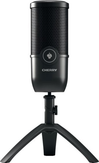 Mikrofon me kabllo CHERRY UM 3.0, kardioid, USB 2.0, i zi