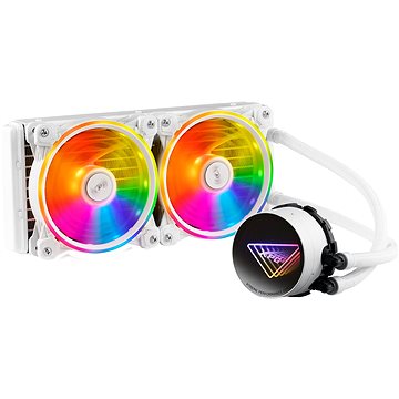 Ftohës uji për CPU Adata XPG Levante X 240, 240mm, ARGB, i bardhë