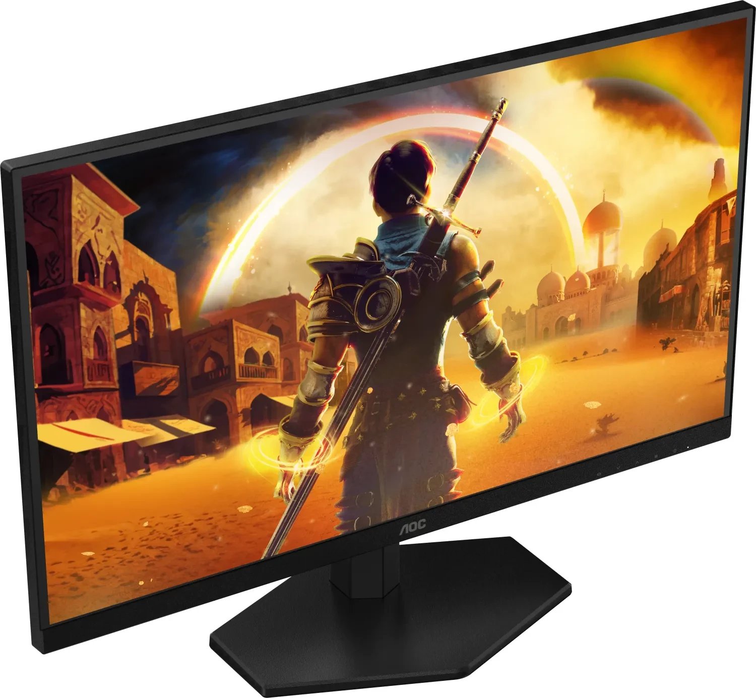 Monitor gaming AOC G4 Q27G42ZE, 27", Quad HD 2560 x 1440, i zi e kuqe