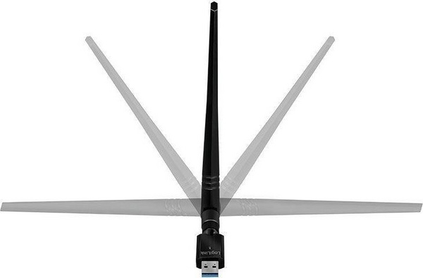 Kartelë e jashtme e rrjetit LogiLink WL0246, Wi-Fi 5, 1200 Mbps, e zezë