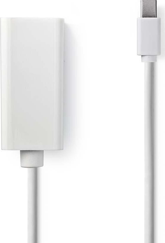 Kabllo Nedis Mini DisplayPort në HDMI, DisplayPort 1.2, 0.20m, e bardhë