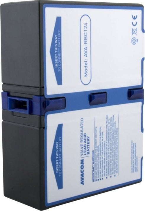 Bateri UPS Avacom Replacement for RBC124, plumb acid, e zezë