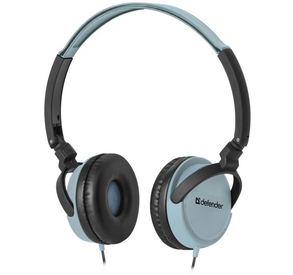 Kufje DEFENDER ACCORD 160, 40mm, 3.5mm, 1.8m, të zeza/të kaltra