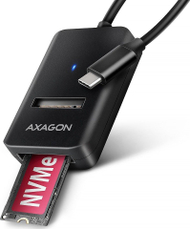 Adapter M.2 AXAGON ADM2-CM, USB-C 3.2 Gen2, NVMe SATA SSD, i zi