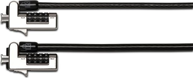 Kabllo sigurie Kensington K60628WW Slim Combination Ultra, për laptop, me kombinim, e zezë