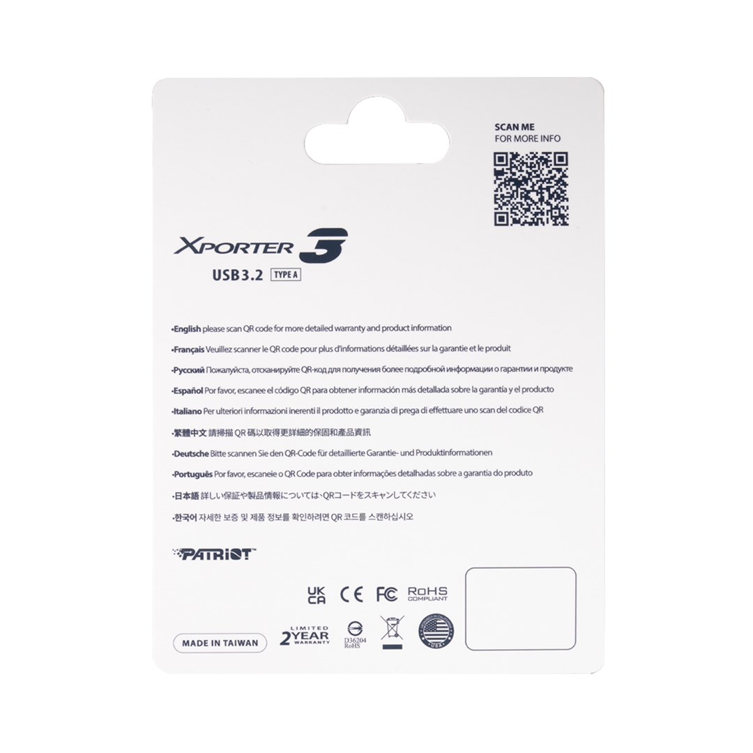Kartë memorie Patriot VX Series MicroSDXC, 32 GB, Class 10, UHS-I U3, V30, e zezë
