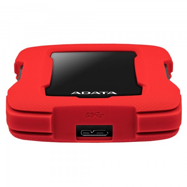 Hard disk i jashtëm ADATA HD330, 2TB, USB 3.1, zi kuqe