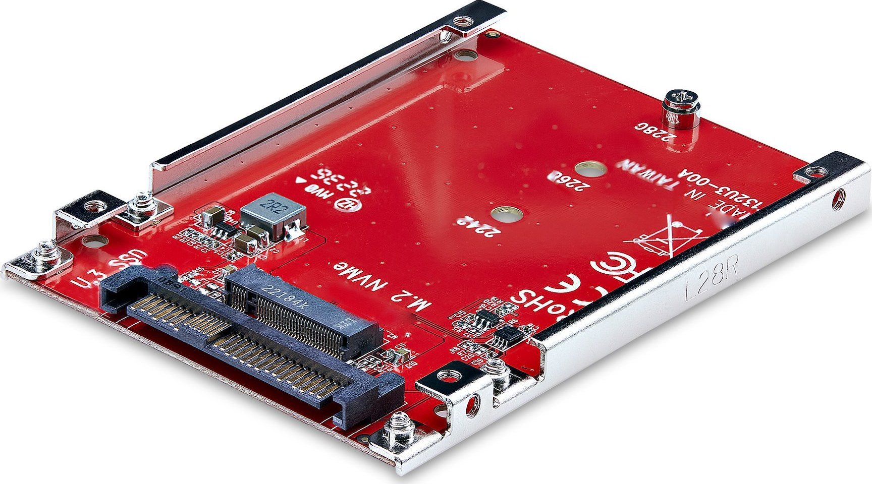 Adapter i brendshëm StarTech.com 1M25 U3 M2, për SSD M.2 NVMe AHCI, fole U.3 2.5", i zi