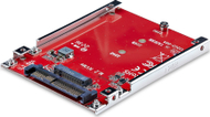 Adapter i brendshëm StarTech.com 1M25 U3 M2, për SSD M.2 NVMe AHCI, fole U.3 2.5", i zi