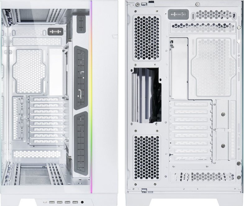 Kasa PC Lian Li O11 Dynamic EVO XL, Full Tower, xham i temperuar, e bardhë