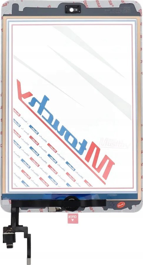 Set riparimi MUSTTBY për iPad Mini 3, touch screen, buton Home, i bardhë