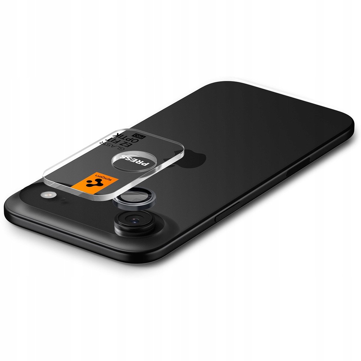 Mbrojtës xhami kamerë Spigen Glas tR EZ Fit Optik Pro, për iPhone, 2 copë, gri