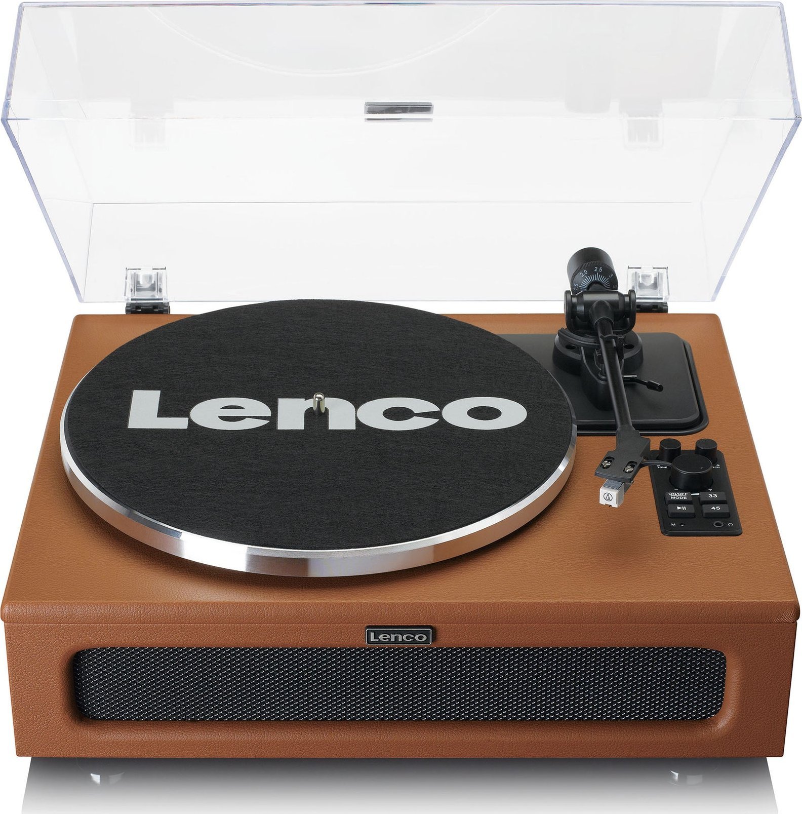 Gramafon Lenco LS-430BN, 50W, Bluetooth, kafe