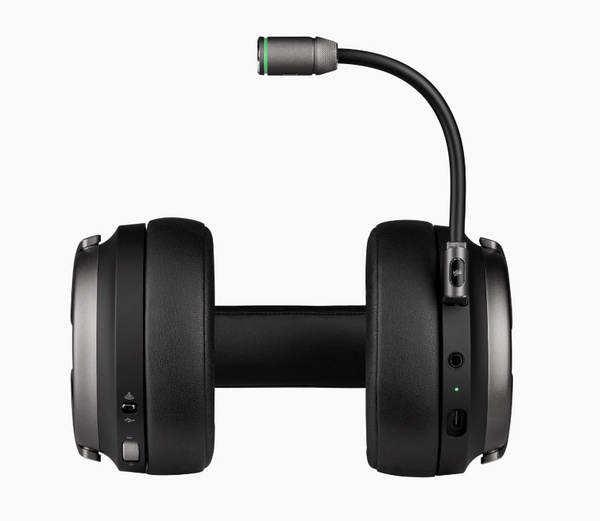 Kufje për lojëra Corsair Virtuoso RGB Wireless SE, 50mm disqe, Bluetooth, USB-C, të hirta metalike
