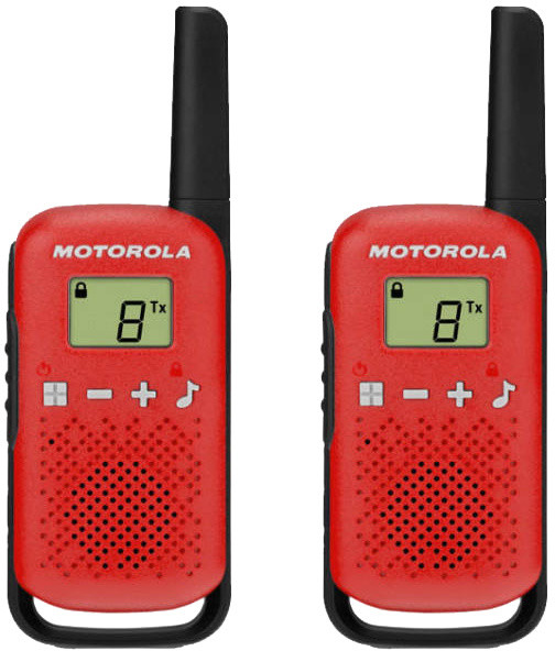 Radiomarrëse Motorola TLKR T42, të kuqe