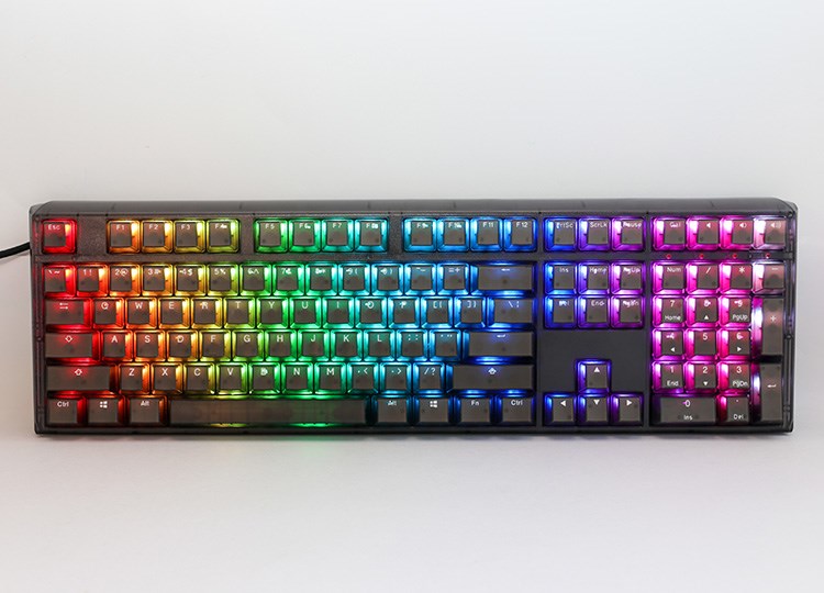 Tastierë për lojëra Ducky One 3 Aura Black, Cherry MX Brown, RGB LED, e zezë