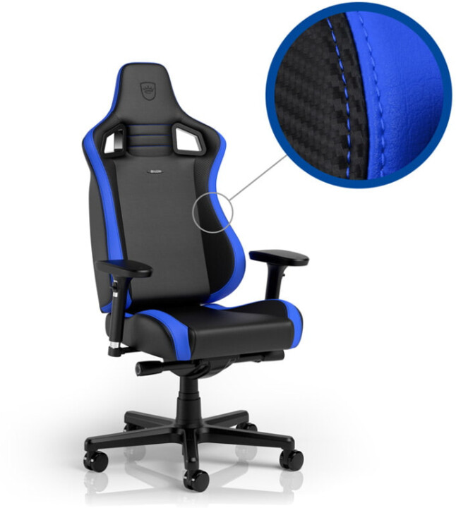 Karrige noblechairs EPIC Compact, e zezë / kaltër