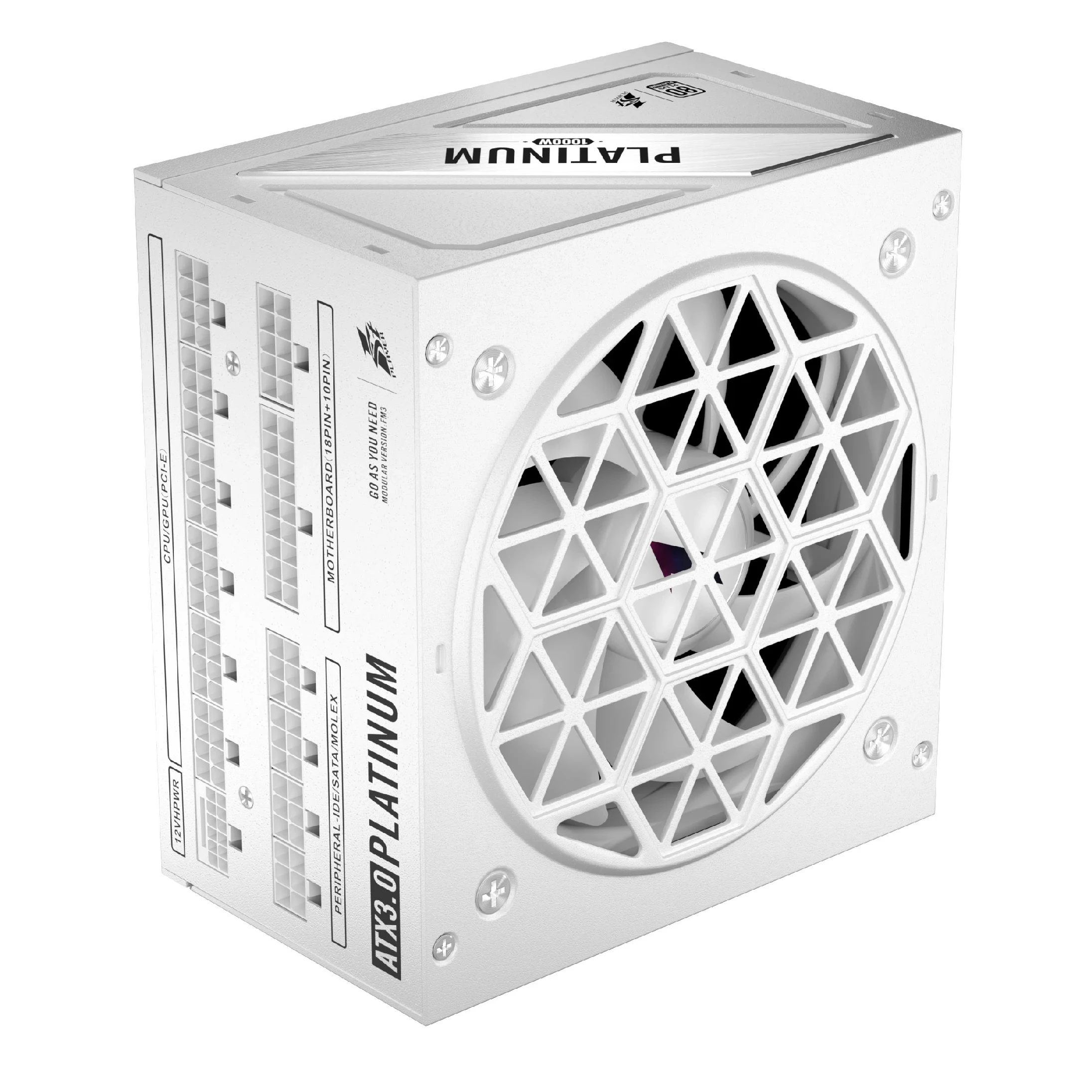 Furnizues energjie 1stPlayer NGDP1000 HA-1000BA3, 1000W, 80 Plus Platinum, i bardhë