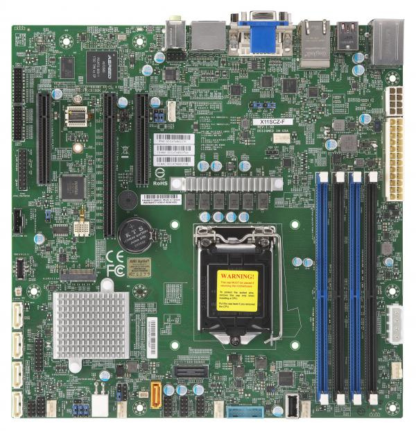 Pllakë amë Supermicro X11SCZ-F LGA 1151 (Socket H4) Micro ATX Intel C246