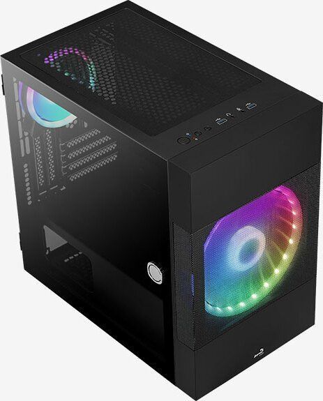 Kasë Aerocool Atomic ARGB, Mini Tower